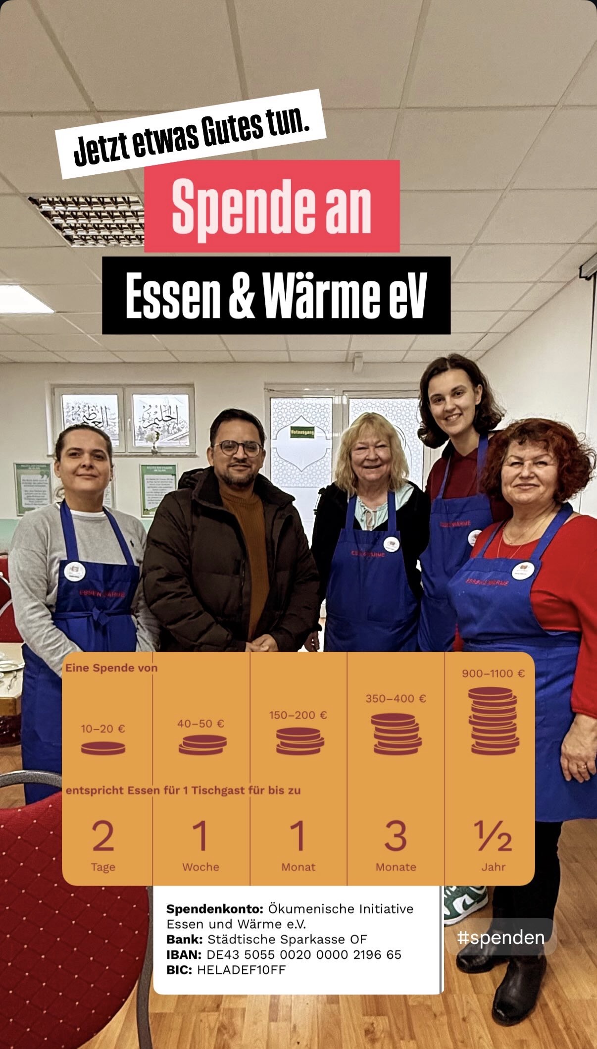 Zafar Khan bei Essen & Wärme e.V.